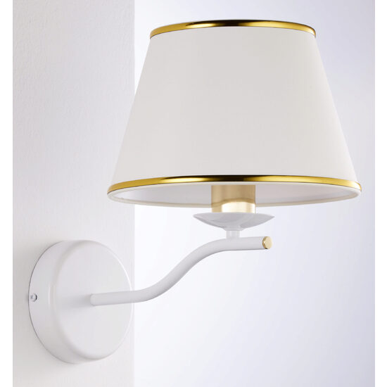 Aplica clasica alb auriu lucios 1xE27 Samba 2086 Jupiter