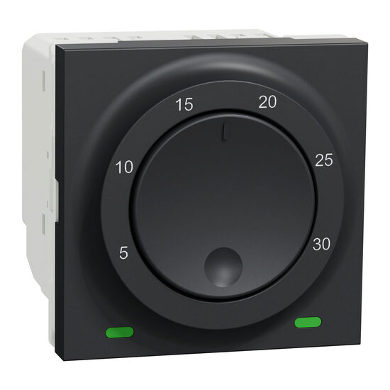 Termostat de camera antracit 8A NOUA UNICA Schneider Electric, NU350154