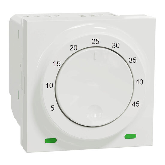 Termostat incalzire in pardoseala alb 10A NOUA UNICA Schneider Electric, NU350318