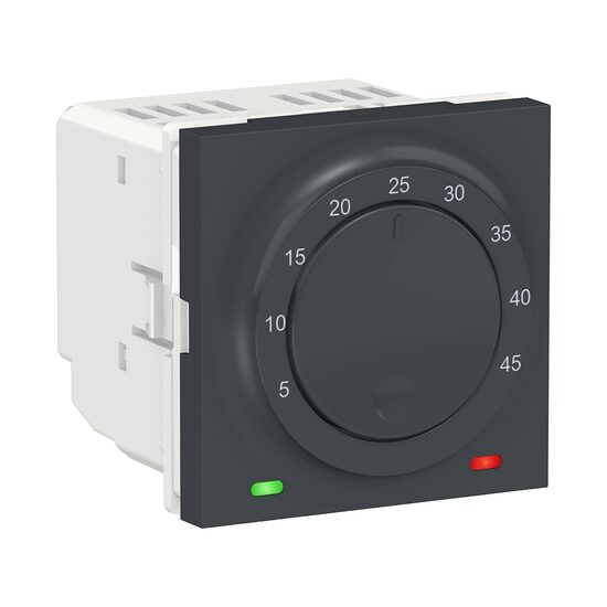 Termostat incalzire in pardoseala antracit 10A NOUA UNICA Schneider Electric, NU350354