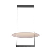 Lustra LED moderna Ambience neagra abajur alb Ø60cm 30W, Maytoni