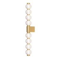 Aplica LED moderna Amulet aurie abajur transparent L9cm 19W, Maytoni