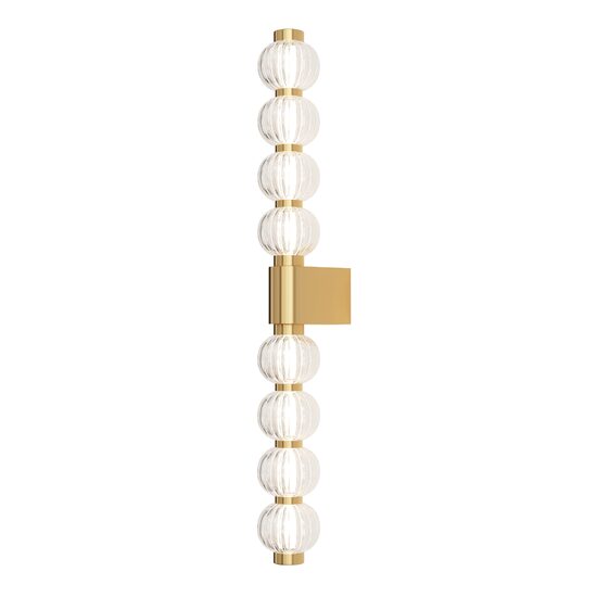 Aplica LED moderna Amulet aurie abajur transparent L9cm 19W, Maytoni