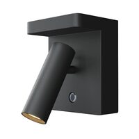 Aplica LED moderna Aron neagra 7W, Maytoni
