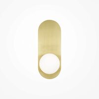Aplica moderna Bao aurie abajur alb Ø10cm, Maytoni