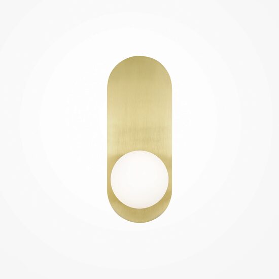 Aplica moderna Bao aurie abajur alb Ø10cm, Maytoni