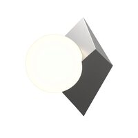 Aplica moderna Cubeo platinata abajur alb Ø12cm, Maytoni