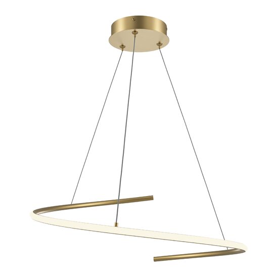 Lustra LED moderna Curve alama abajur alb Ø60cm 31W, Maytoni