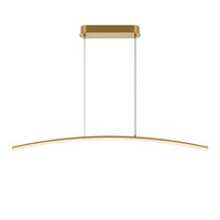 Lustra LED moderna Curve alama abajur alb L98cm 15W, Maytoni