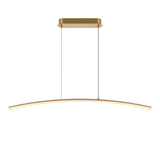 Lustra LED moderna Curve alama abajur alb L98cm 15W, Maytoni