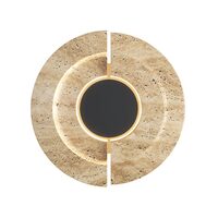Aplica LED moderna Daylight neagra abajur bej Ø21cm 10W, Maytoni