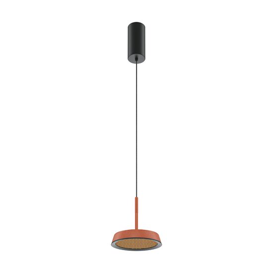 Lustra LED moderna El neagra abajur colorat Ø15cm 12W, Maytoni