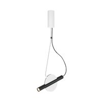 Lustra LED moderna Enigma alba Ø30cm 5W, Maytoni