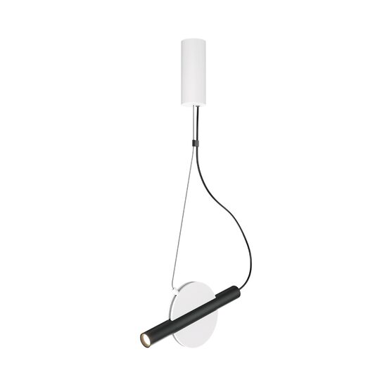 Lustra LED moderna Enigma alba Ø30cm 5W, Maytoni