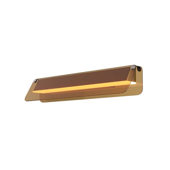 Aplica LED moderna Flat neagra abajur chihlimbar L43cm 10W, Maytoni
