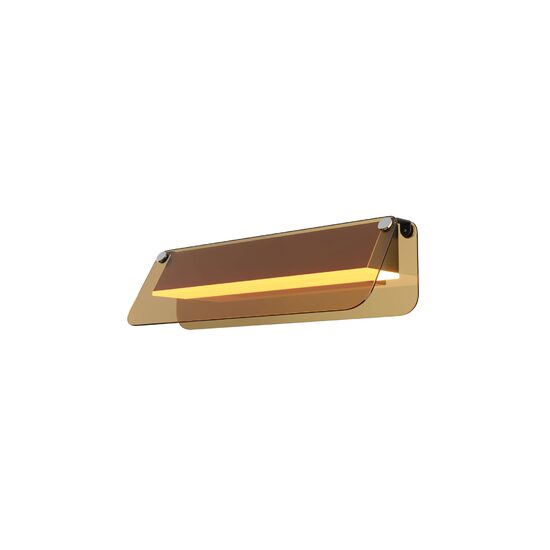 Aplica LED moderna Flat neagra abajur chihlimbar L30cm 6W, Maytoni