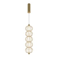 Lustra LED moderna Golden Cage aurie Ø13cm 17W, Maytoni
