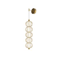 Aplica LED moderna Golden Cage aurie L13cm 17W, Maytoni