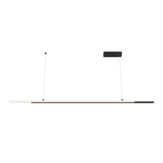 Lustra LED moderna Halo neagra L6cm 48W, Maytoni