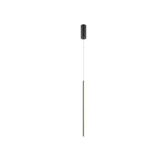 Lustra LED moderna Halo neagra abajur alb 11W, Maytoni