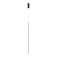 Lustra LED moderna Halo neagra abajur alb 15W, Maytoni