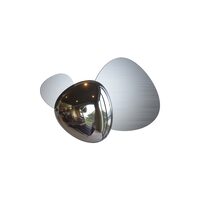 Aplica LED moderna Jack-stone nichel abajur alb L36cm 8W, Maytoni