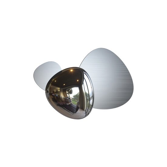 Aplica LED moderna Jack-stone nichel abajur alb L36cm 8W, Maytoni