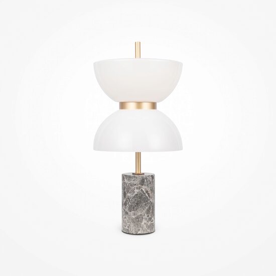 Veioza LED moderna Kyoto aurie abajur alb Ø22cm 11W, Maytoni