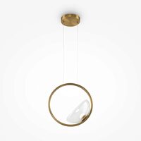 Lustra LED moderna Lunare alama abajur transparent Ø32cm 5W, Maytoni