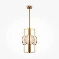 Lustra moderna Marmo alama abajur alb Ø30cm, Maytoni