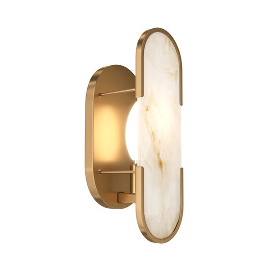 Aplica moderna Marmo alama abajur alb L12cm, Maytoni