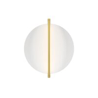 Aplica LED moderna Mira aurie abajur alb L34cm 14W, Maytoni