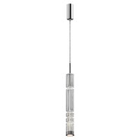 Lustra LED moderna Ordo cromata abajur transparent Ø8cm 8W, Maytoni