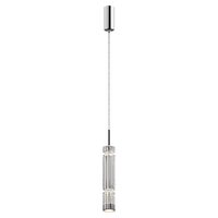 Lustra LED moderna Ordo cromata abajur transparent Ø8cm 8W, Maytoni