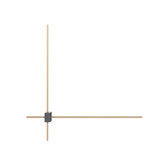 Aplica LED moderna Pars neagra abajur alama L63cm 12W, Maytoni