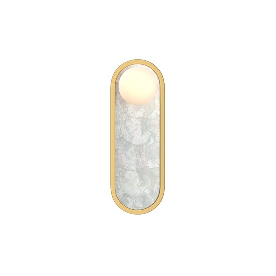 Aplica LED moderna Perlamour alama abajur alb Ø8cm 20W, Maytoni