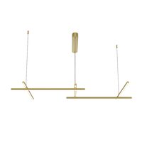 Lustra LED moderna Radiance aurie abajur alb L54cm 50W, Maytoni