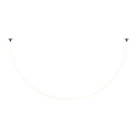 Lustra LED moderna Tau neagra abajur alb 40W, Maytoni