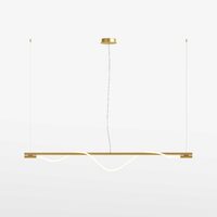 Lustra LED moderna Tau aurie abajur alb L18cm 21W, Maytoni