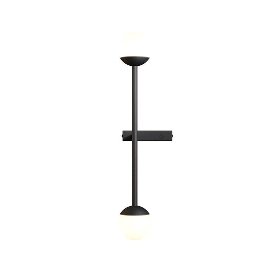 Aplica LED moderna Touch neagra abajur alb L13cm 13W, Maytoni