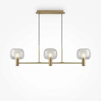 Lustra moderna Vision aurie abajur transparent L18cm, Maytoni