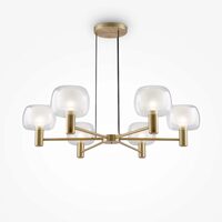 Lustra moderna Vision aurie abajur transparent Ø96cm, Maytoni