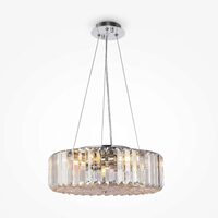 Plafoniera cristal transparent moderna Recinto cromata Ø40cm, Maytoni