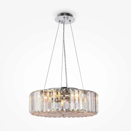Plafoniera cristal transparent moderna Recinto cromata Ø40cm, Maytoni