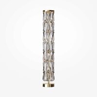 Lampadar cristal transparent modern Puntes auriu Ø20cm, Maytoni