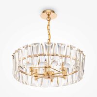 Lustra cristal transparent moderna Puntes aurie Ø51cm, Maytoni