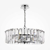 Lustra cristal transparent moderna Puntes cromata Ø51cm, Maytoni