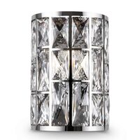 Aplica cristal transparent moderna Gelid cromata L14cm, Maytoni