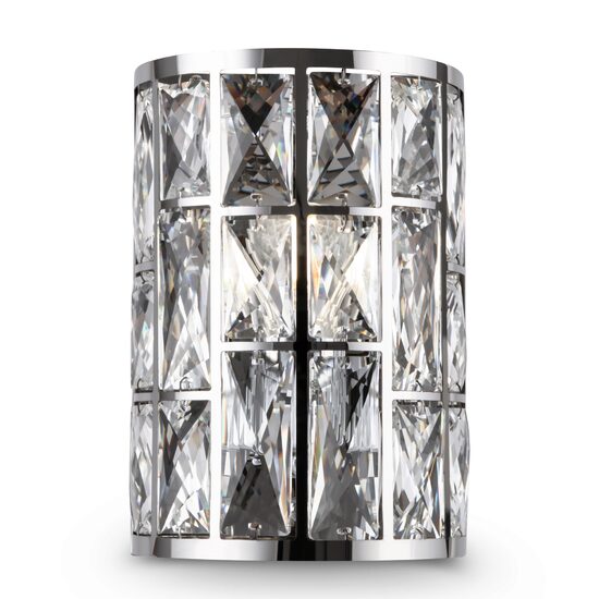 Aplica cristal transparent moderna Gelid cromata L14cm, Maytoni