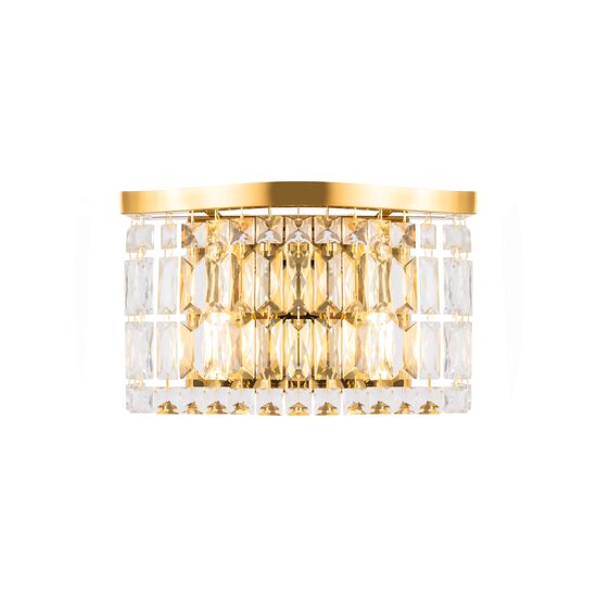 Aplica cristal transparent moderna Dune aurie L31cm, Maytoni